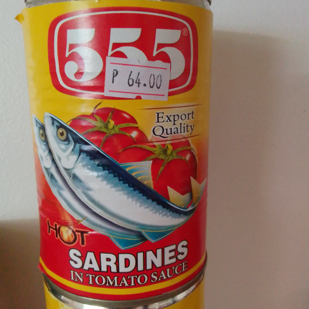 555 Sardines Spicy 425g