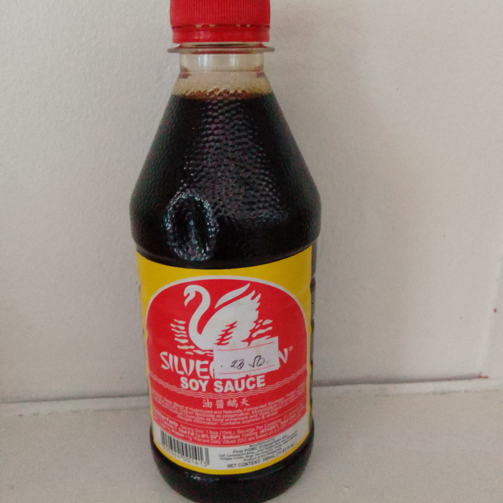 Silver Swan Soy Sauce Bottle