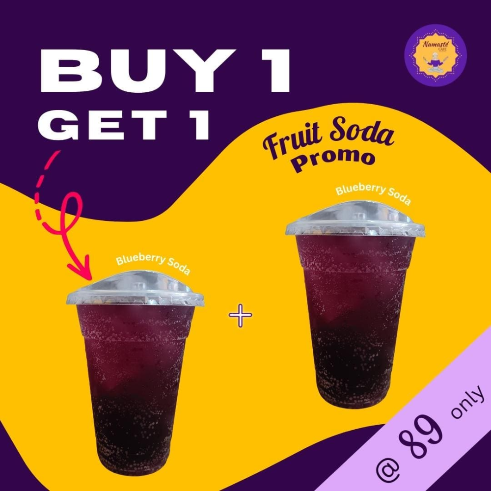 BUY 1 GET 1 Fruit Soda