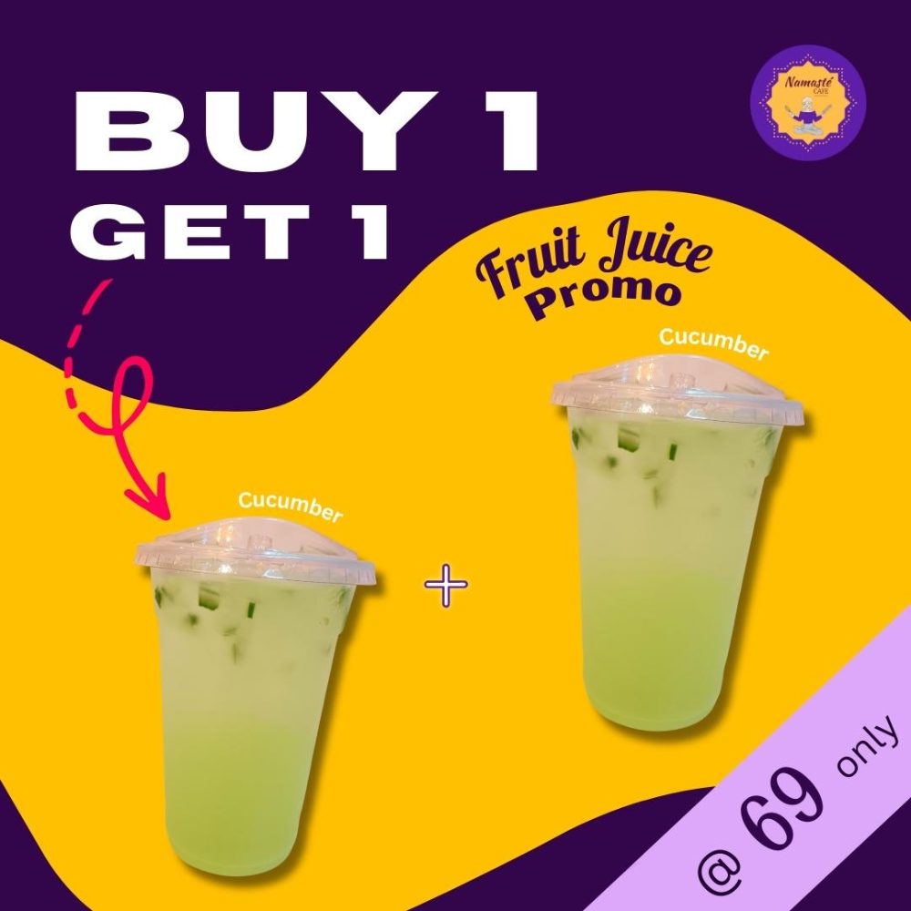 BUY 1 GET 1 Fruit Juice