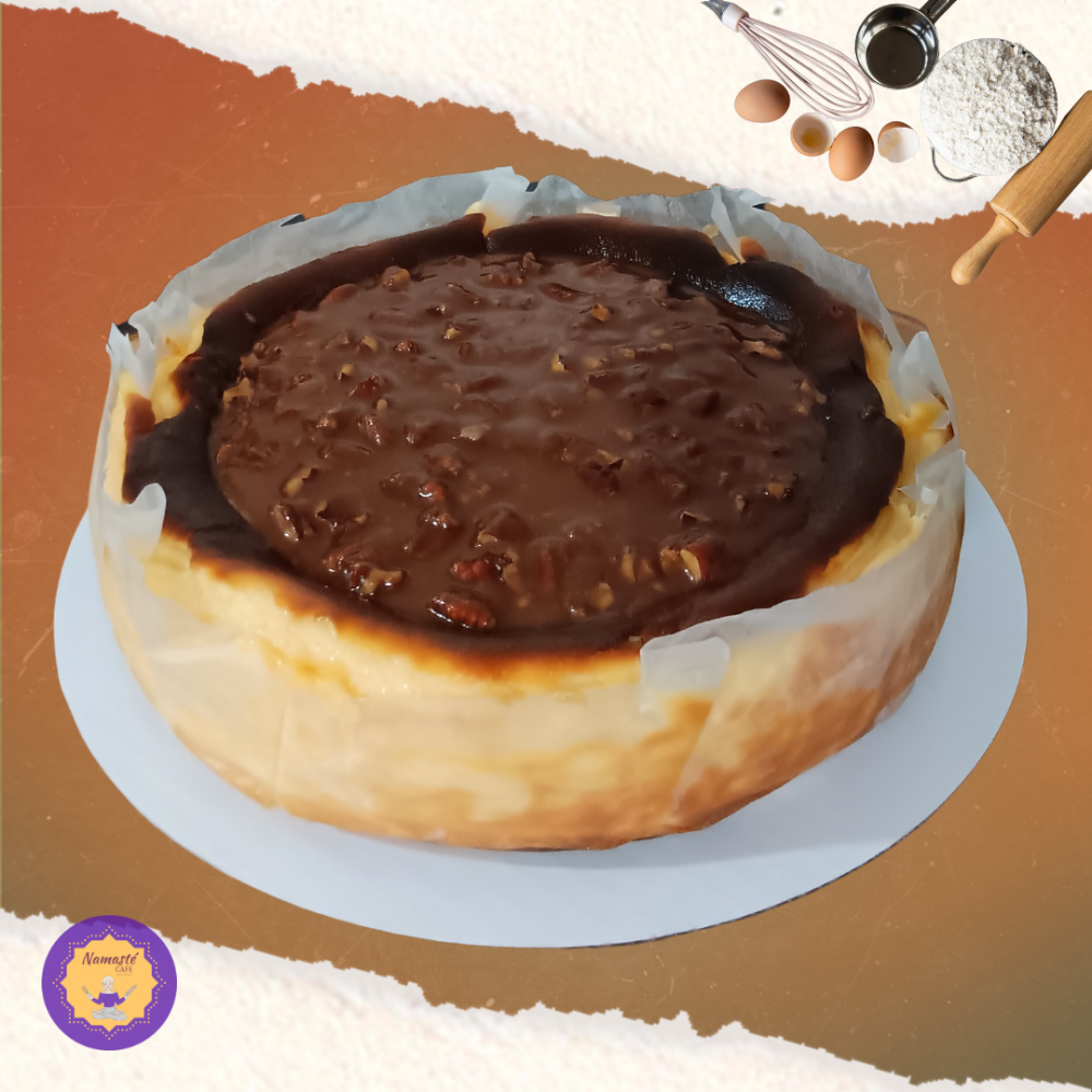 Caramel Pecan Burnt Cheesecake (Pre-order only)