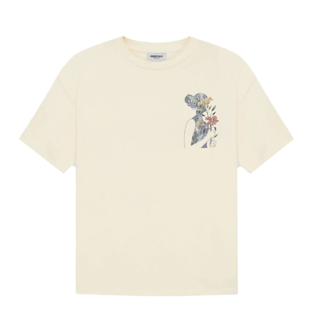 Cream Round Neck T-Shirt