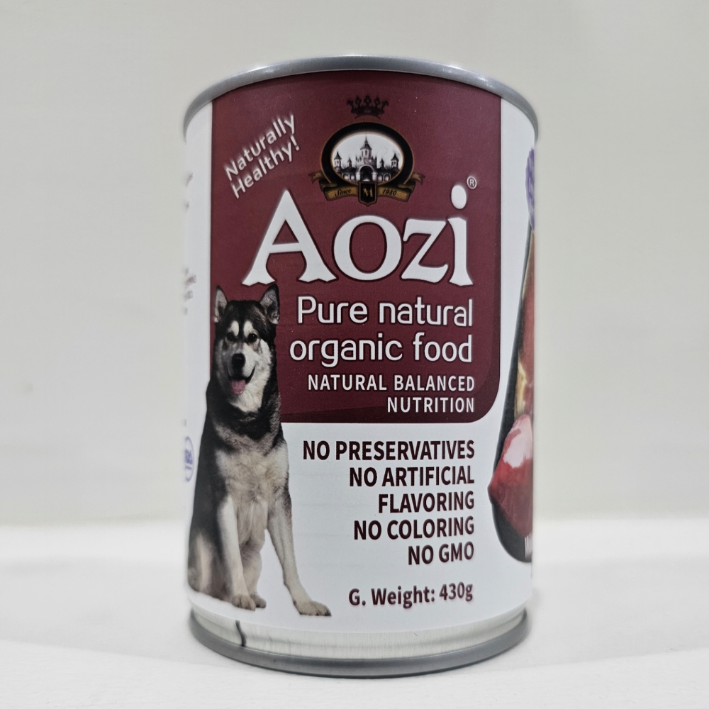 Aozi Beef and Liver Wet Dog Food 430g