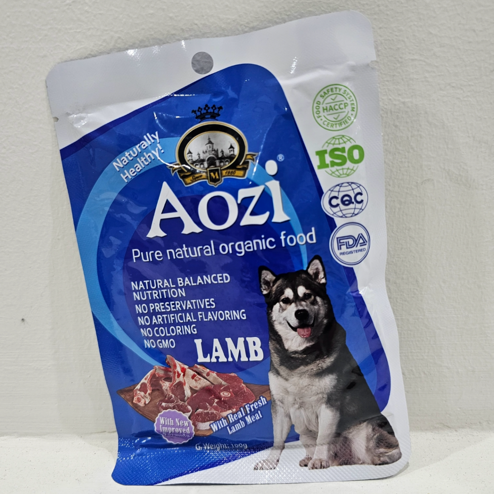 Aozi Lamb Wet Dog Food 100g