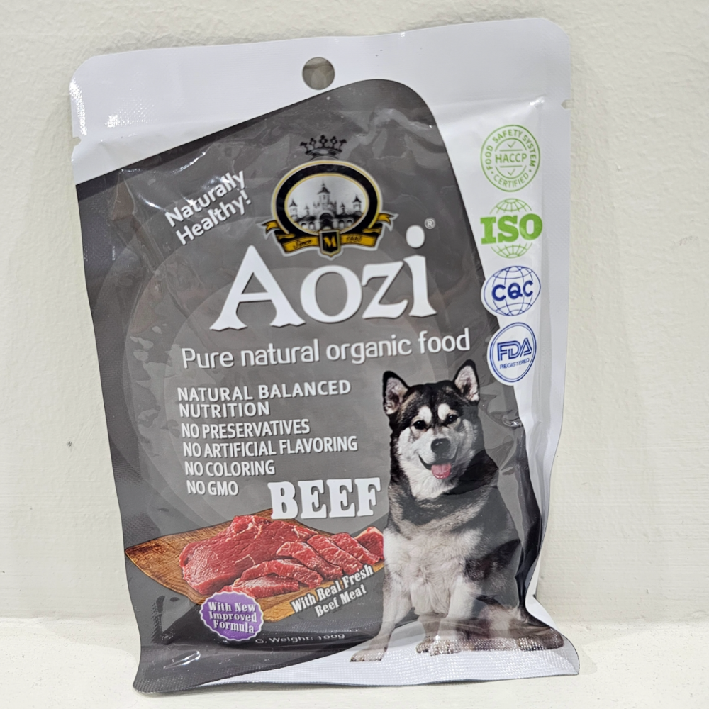 Aozi Beef Wet Dog Food 100g