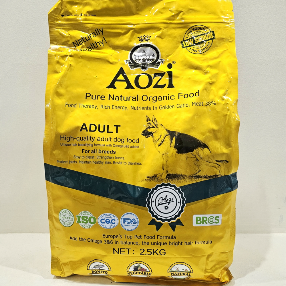 Aozi Adult Gold Dry Dog Food 2.5kg