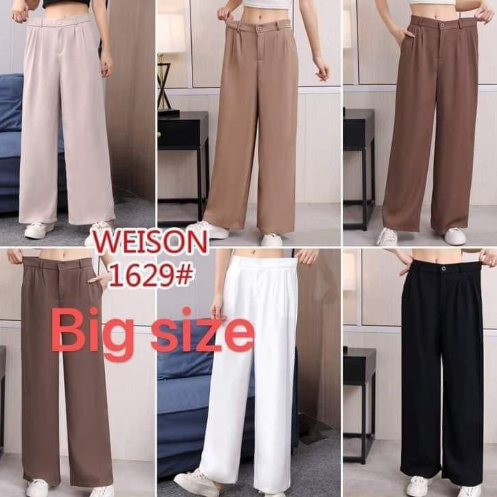 Trousers Plus size Wide Leg