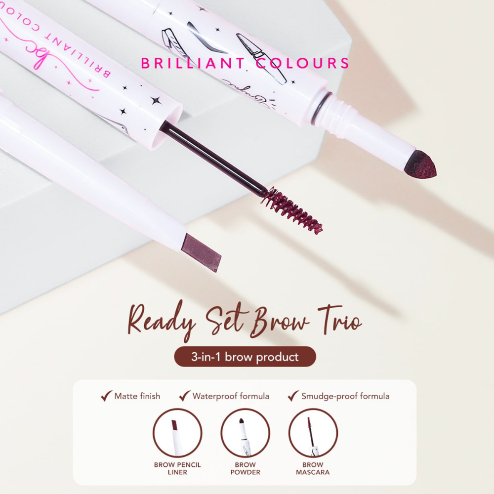 Brilliant Colours Ready Set Brow Trio