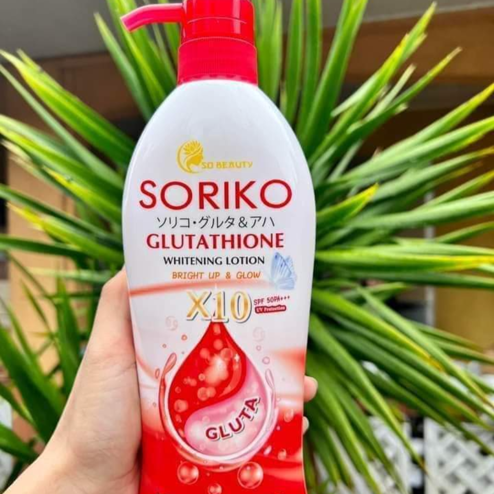SORIKO GLUTATHIONE WHITENING LOTION 500ML