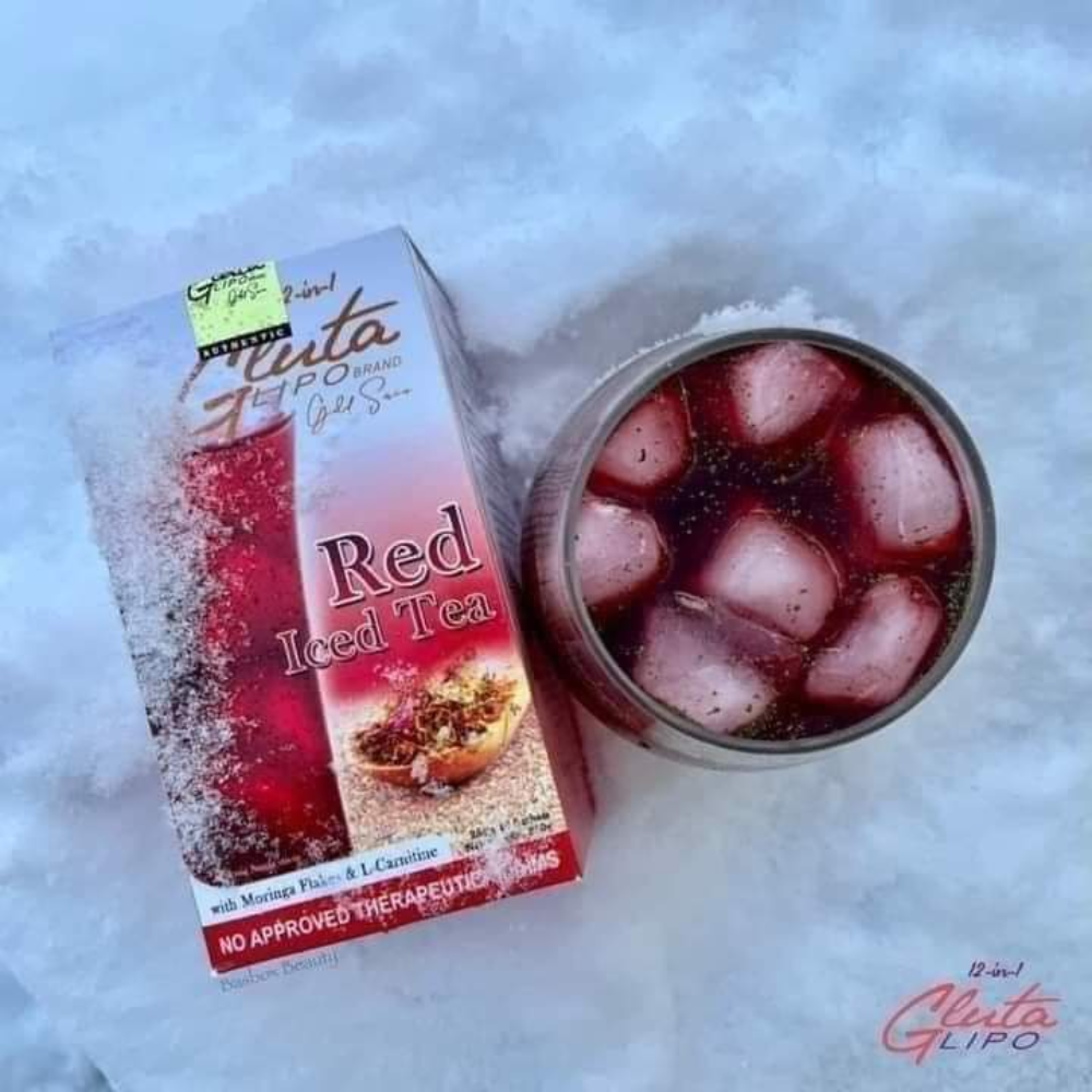 GLUTA LIPO GOLD SERIES RED ICE TEA