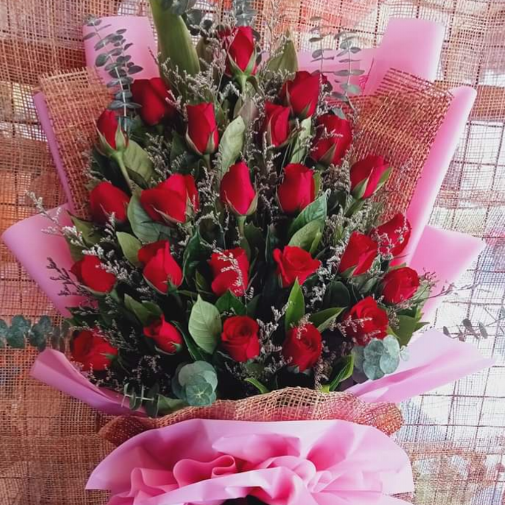 2dozen roses bouquet
