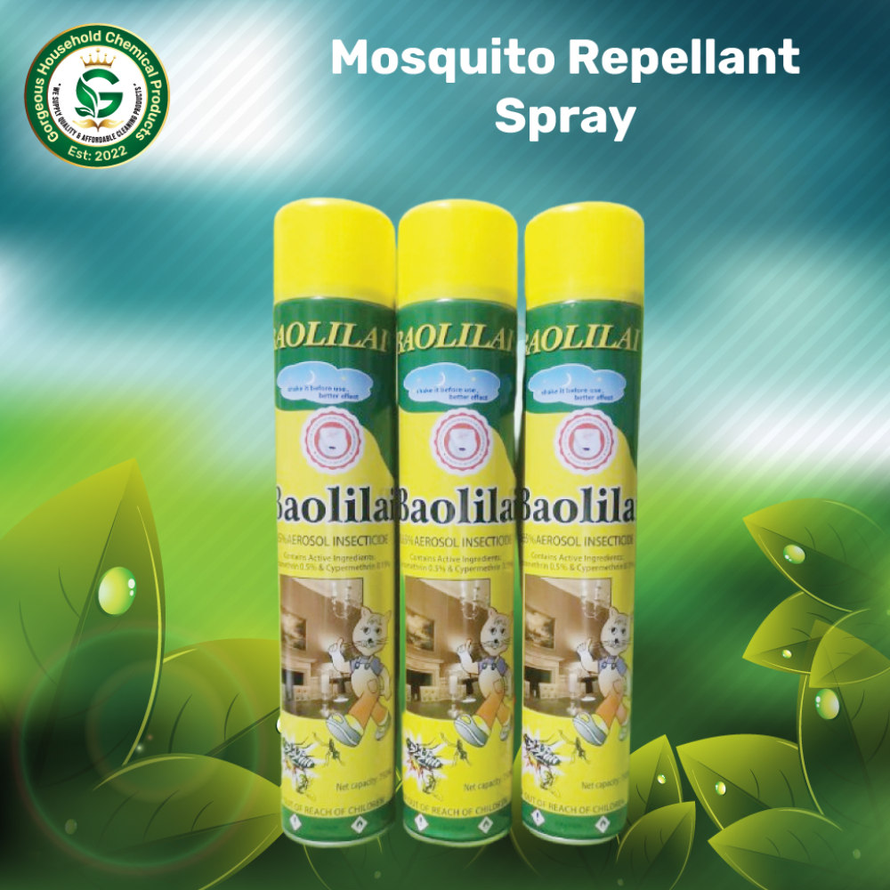 750ML BAOLILAI INSECT SPRAY TALL TIN CAN