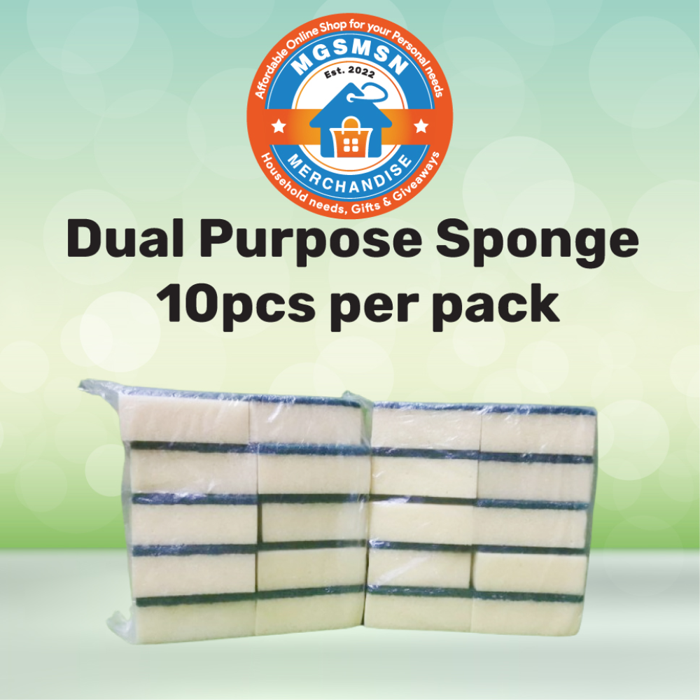 1 PACK Dishwashing Sponge - Double Sided Brush Cloth Pot,