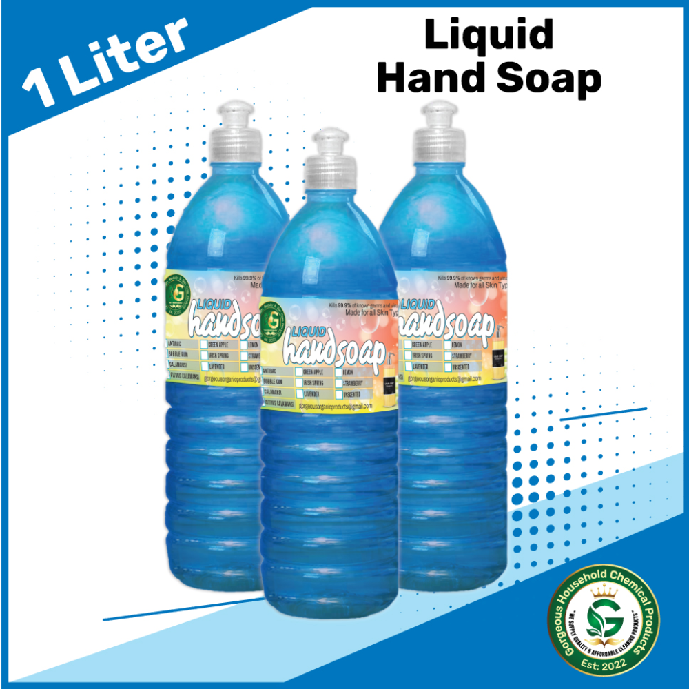 1LITER LIQUID HANDSOAP BUBBLE GUM SCENT