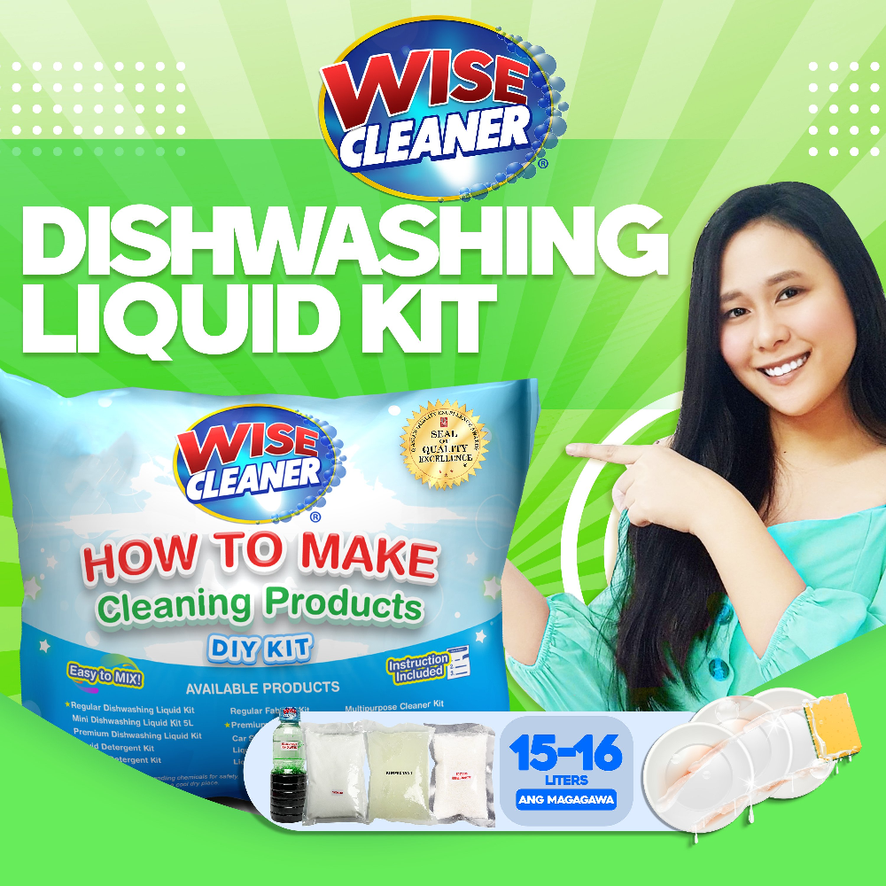 WISE CLEANER DIY KIT DISHWASHING LIQUID 15-16L