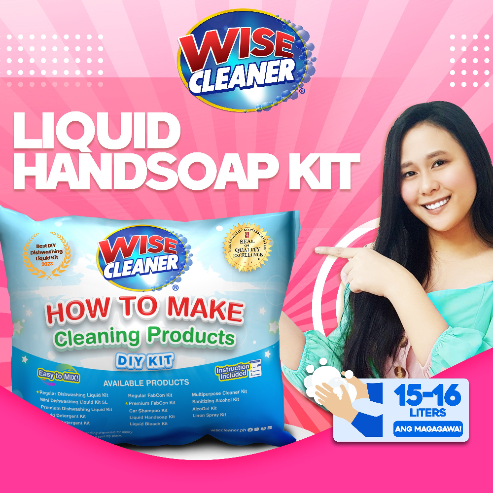 WISE CLEANER DIY KIT LIQUID HANDSOAP 15-16L