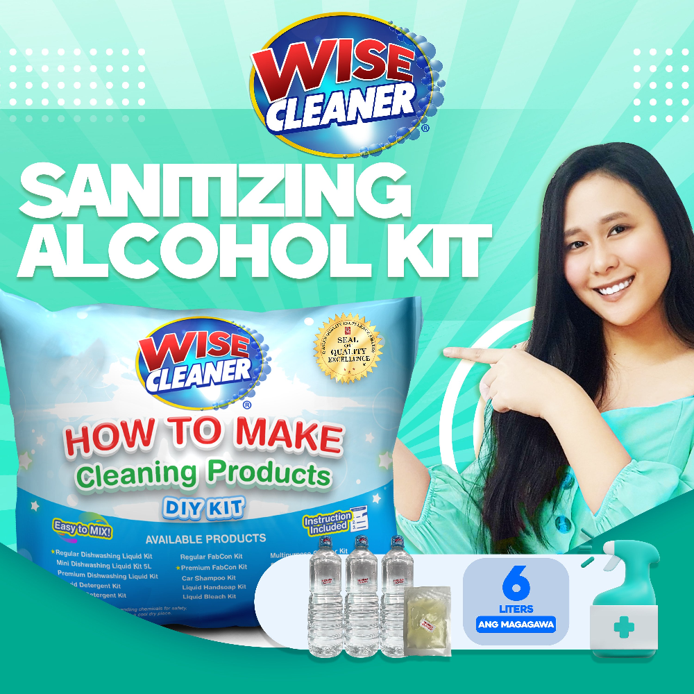 WISE CLEANER DIY KIT SANTIZING ALCOHOL 6L