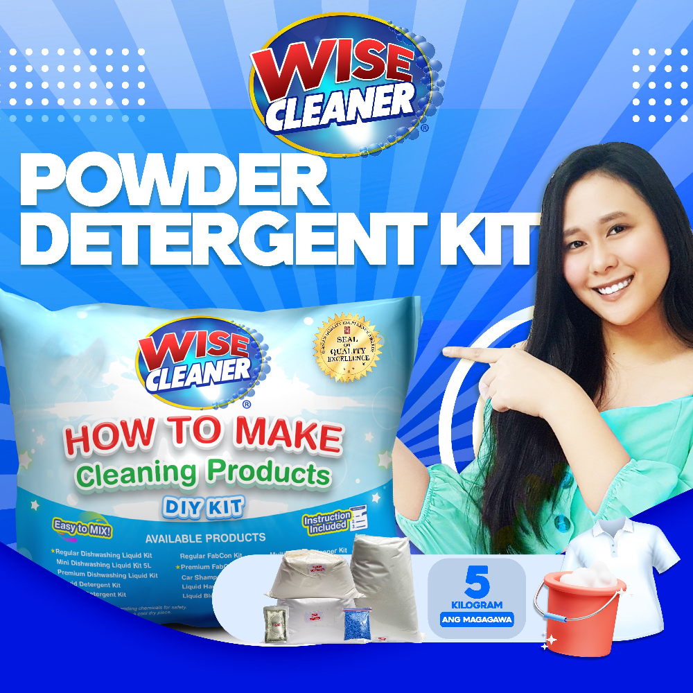 WISE CLEANER DIY KIT POWDER DETERGENT