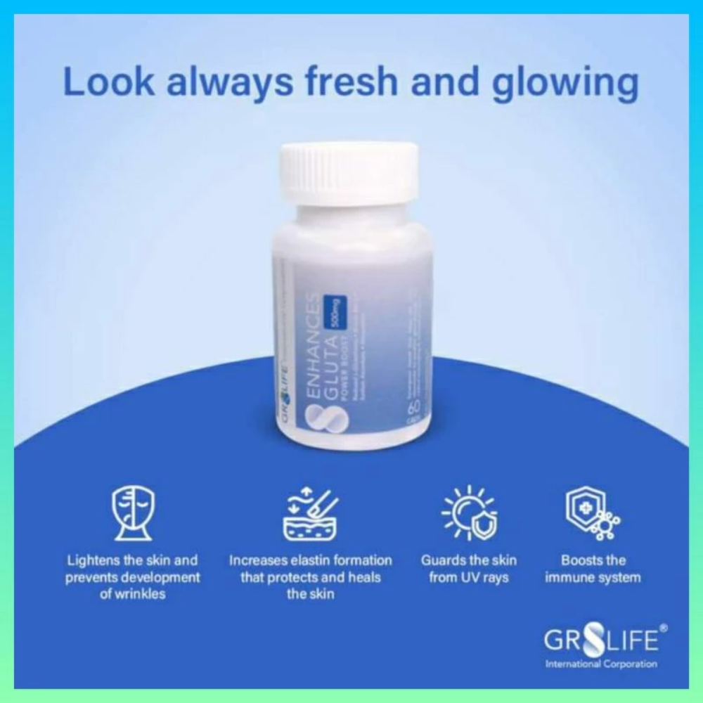 8Enhances | Reduced L-Glutathione | 500mg