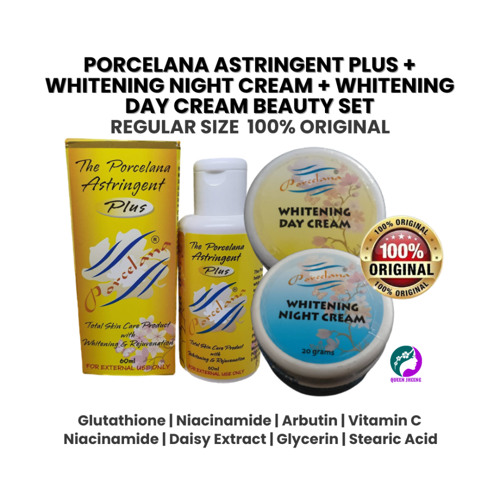 Porcelana SET Plus Astringent + Night Cream + Day Cream