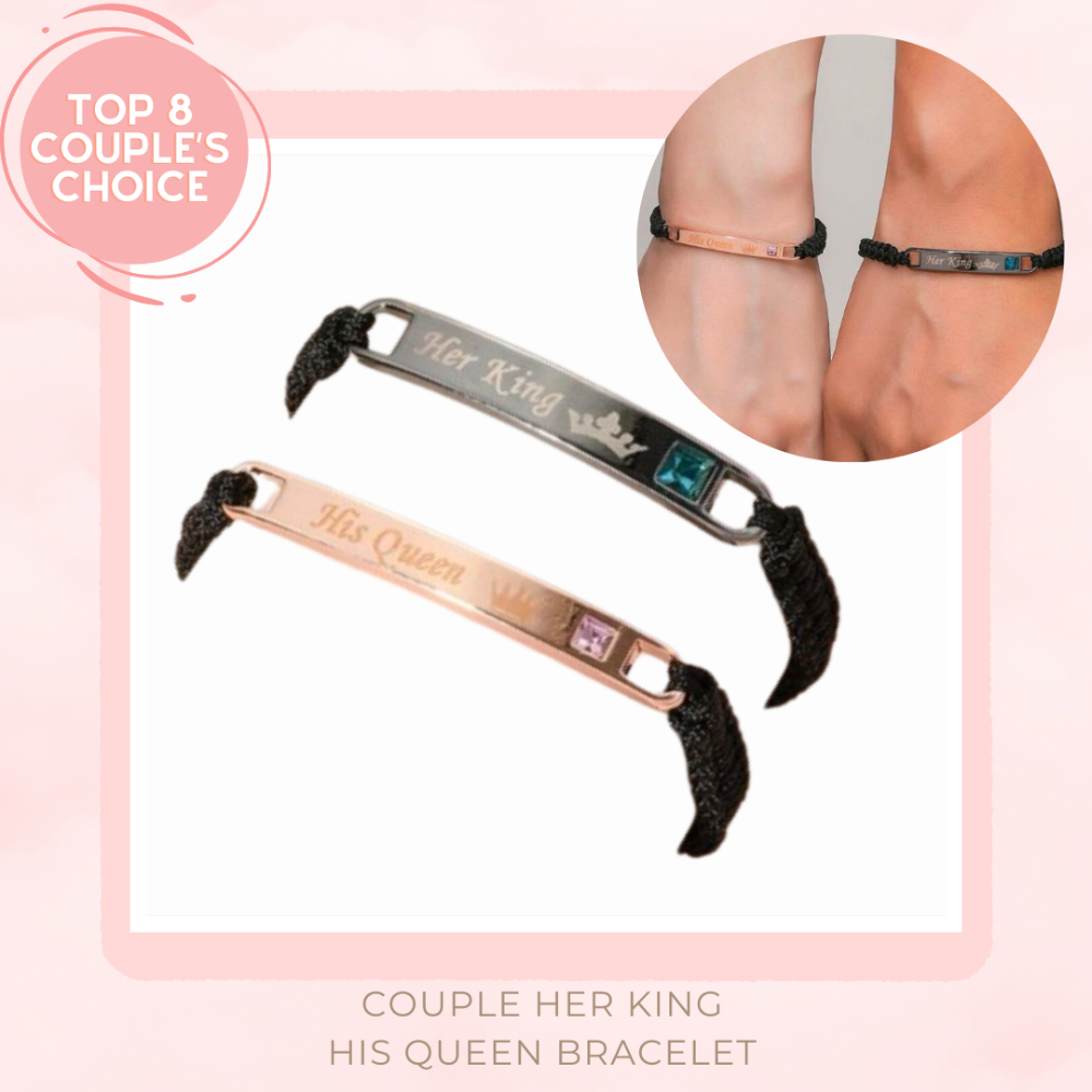 His Queen Her King Couple Bracelet