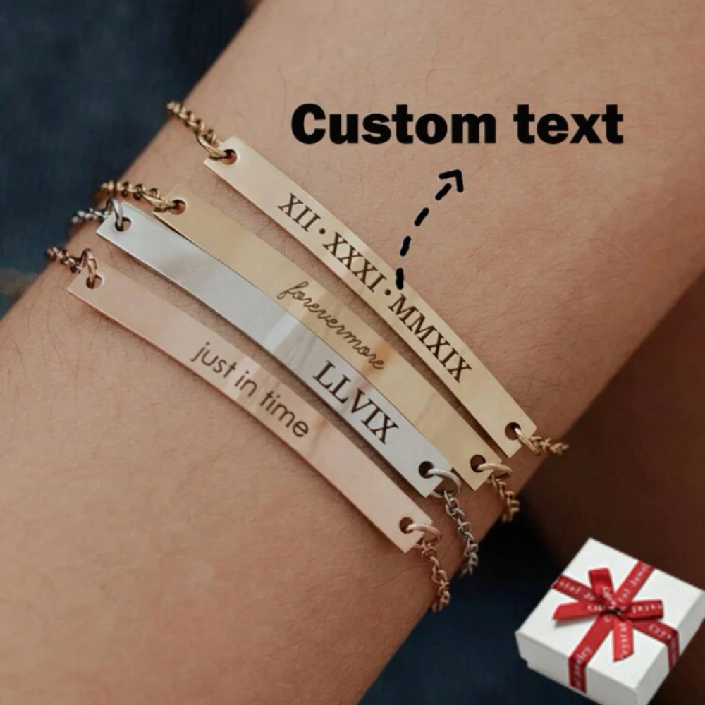 Custom Laser Engraved Bracelet