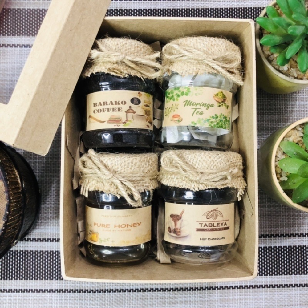 V12 Gift Set 6pcs Coffee Barako, Honey, Tableya and Moringa Tea