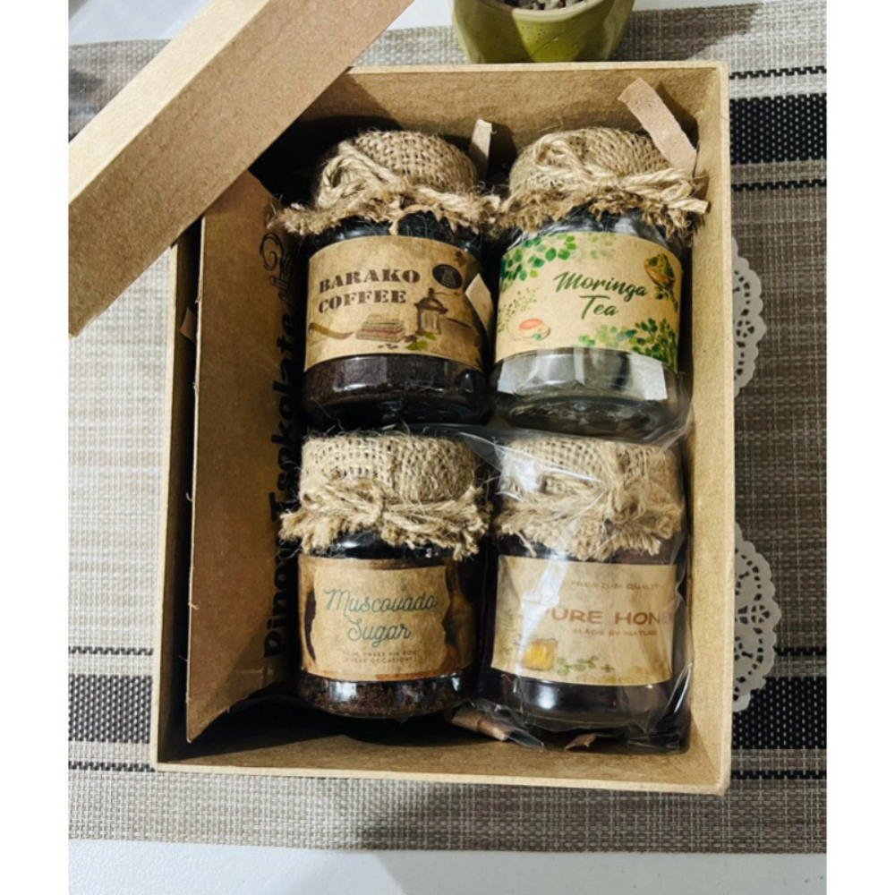 V35 Gift set Barako, Tableya, Honey, Moringa tea Muscovado