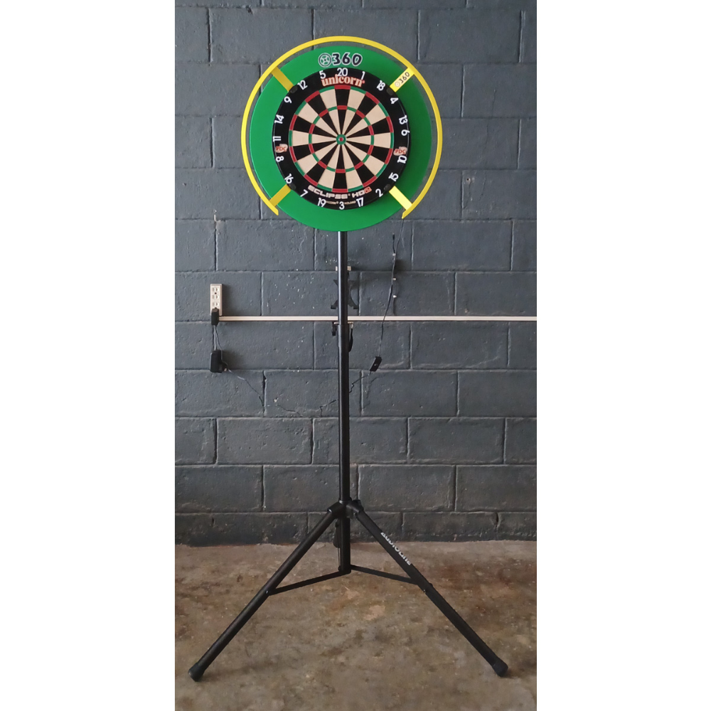 (S24X) 360 Dartboard Stand with Custom X Lighting System