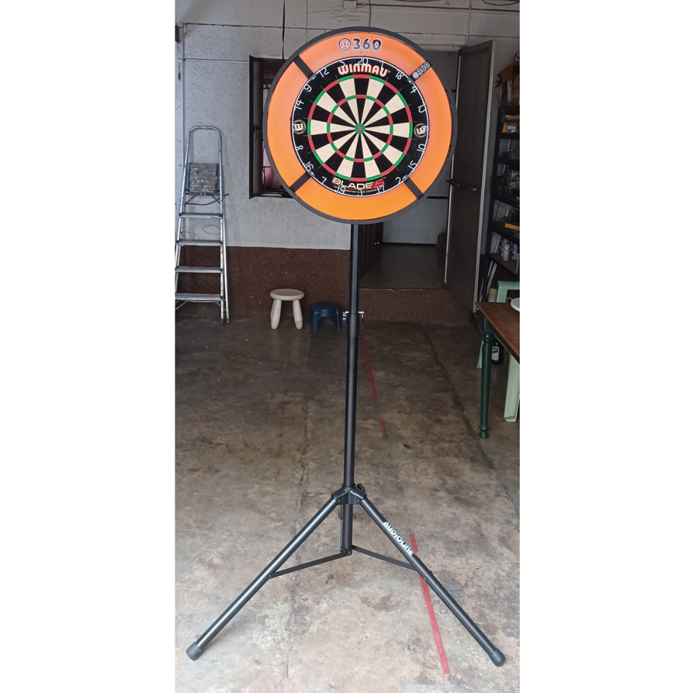 (S24) 360 Dartboard Stand with 24 Surround Lighting System