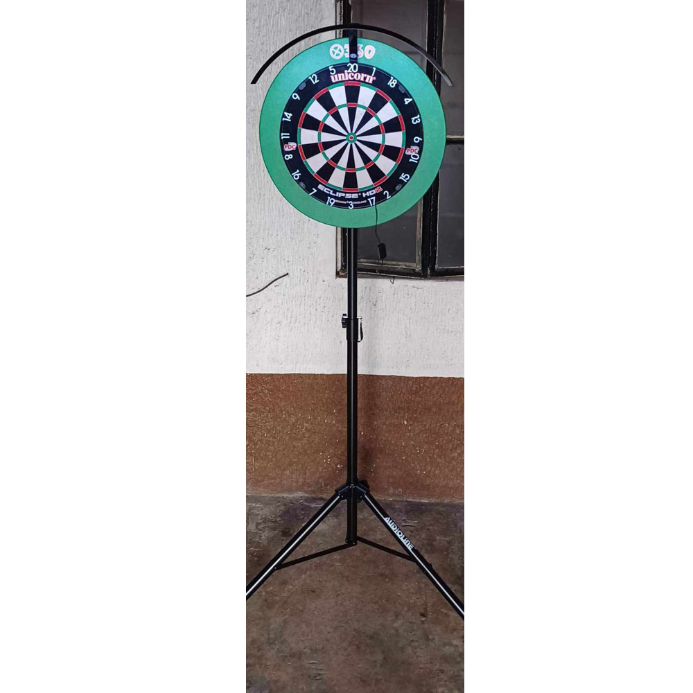 (SP) 360 Dartboard Stand with Portable Lighting System