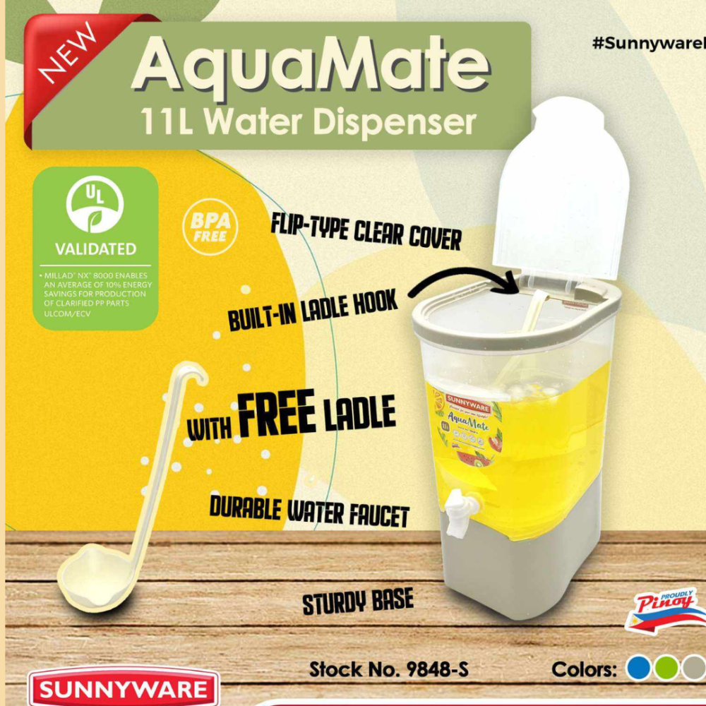 Sunny Ware 11 Liters Water Jug Dispenser with free Laddle