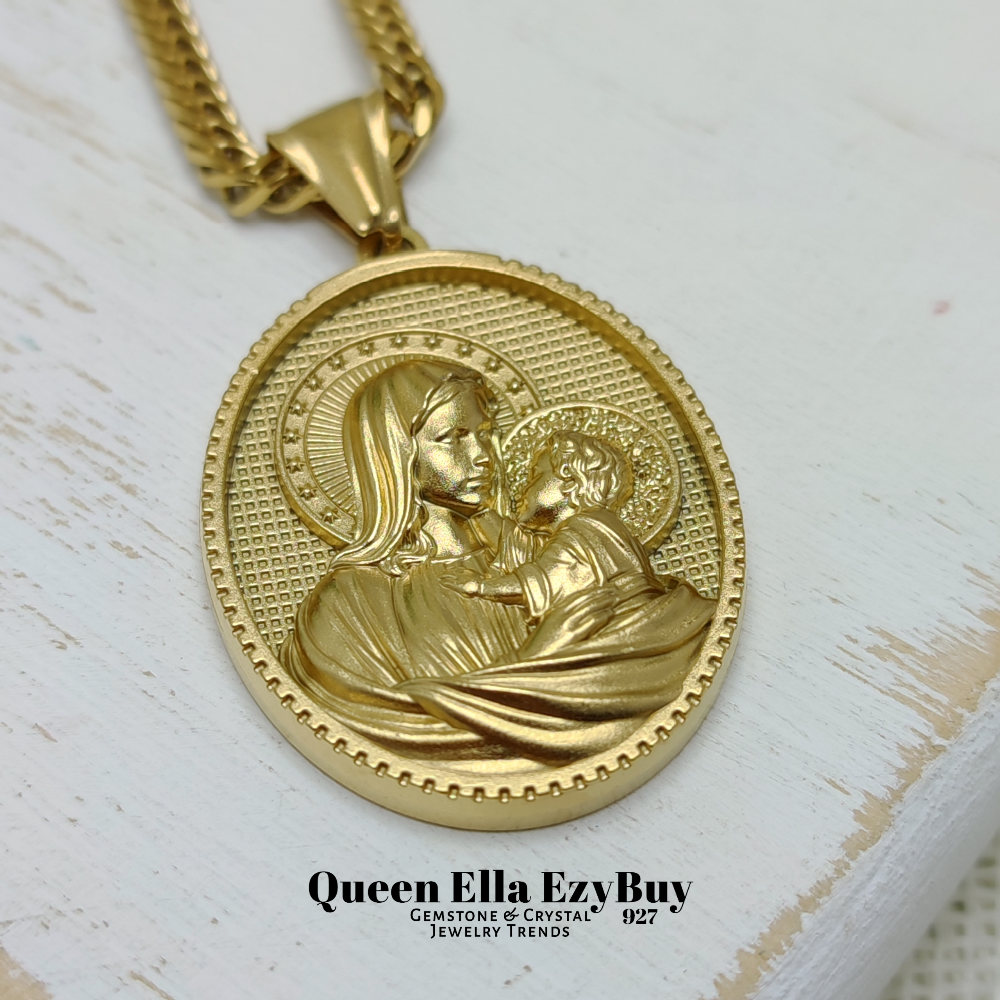OUR LADY OF PERPETUAL HELP PROTECTION NECKLACE 🙏