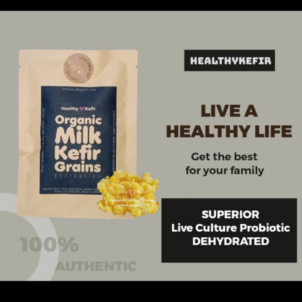 Buy 2 Free 1 Dehydrated Organic Milk Kefir Grains Unlimited Use
