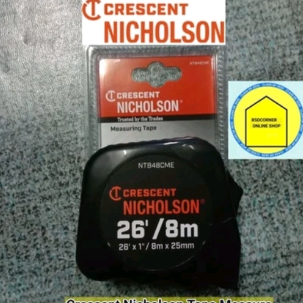 Crescent Nicholson Tape measure(3m, 5m,8m)