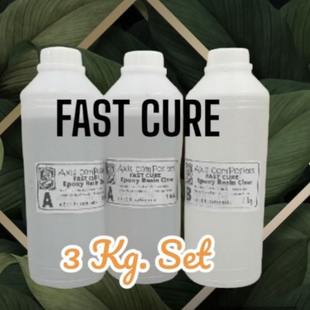 Fast Cure AB 3 kg set Epoxy Resin (uv resistant)