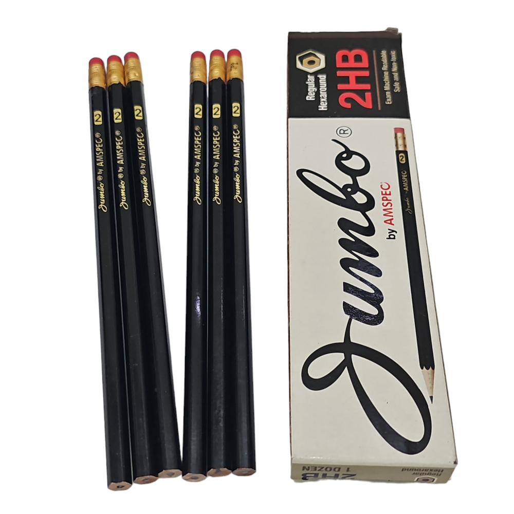 12 PCS Jumbo Brand Regular Hexaround Pencil