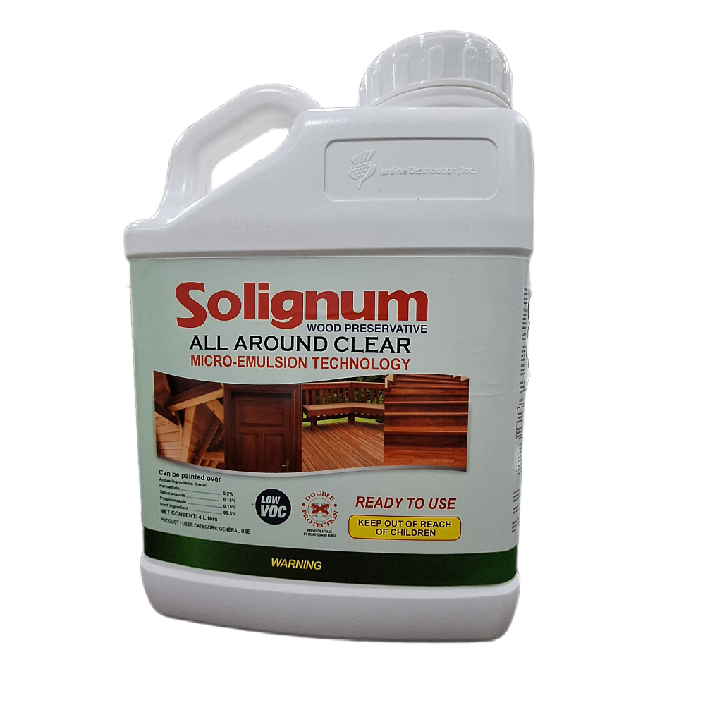 Solignum All Around Clear 4L Wood Preservatives Anti Termite