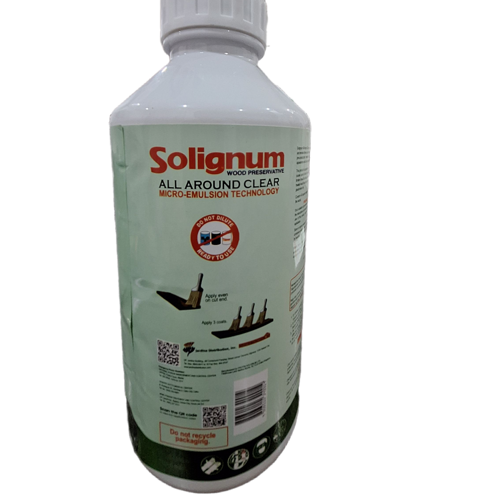Solignum All Around Clear 1L Wood Preservative Anti Termite