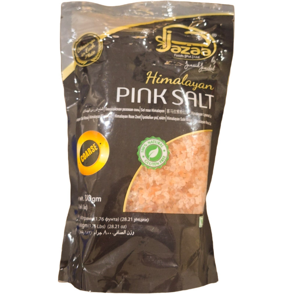 Jazaa Himalayan Coarse Pink Salt 800 grams Refill pack
