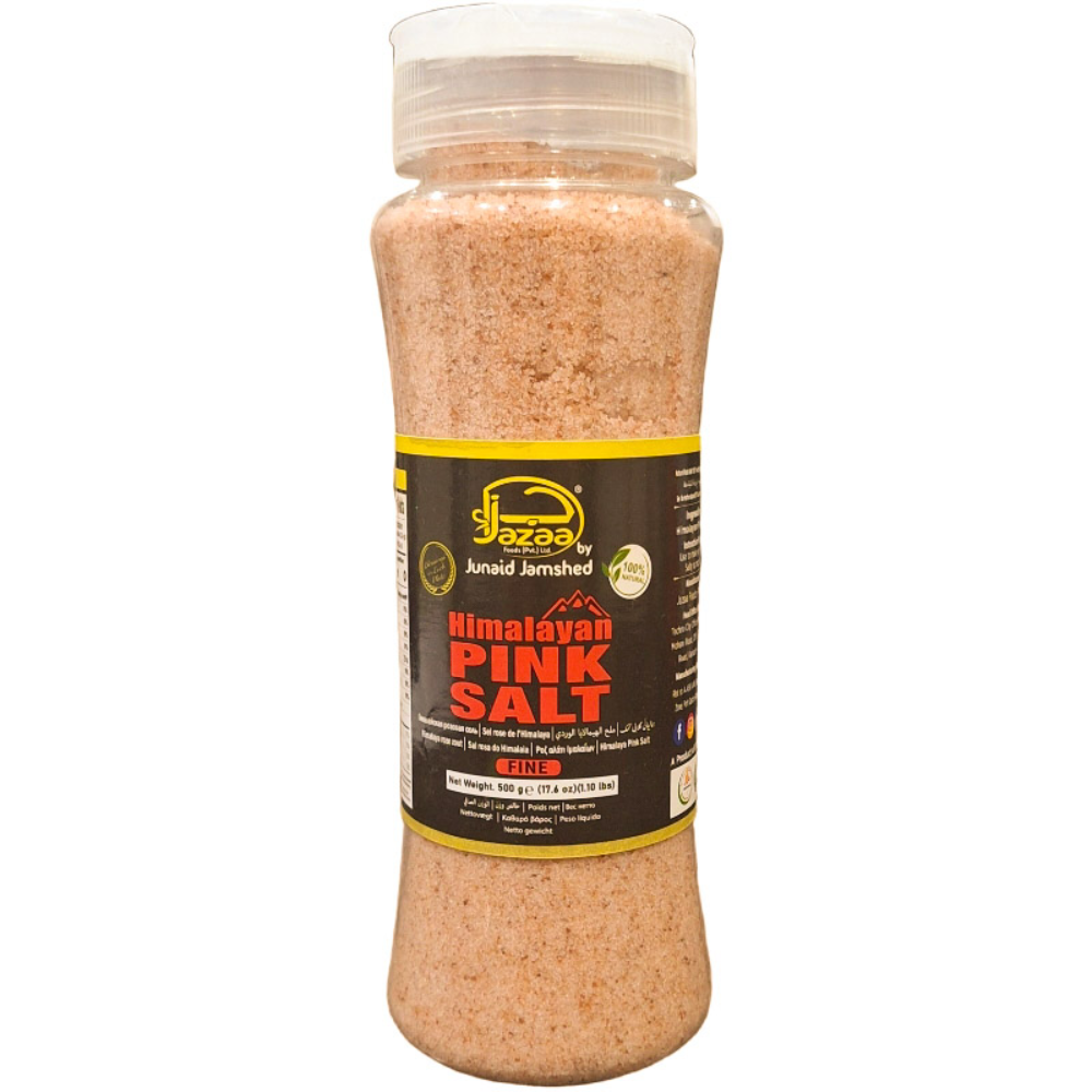 Jazaa Himalayan Fine Pink Salt Shaker 500 grams