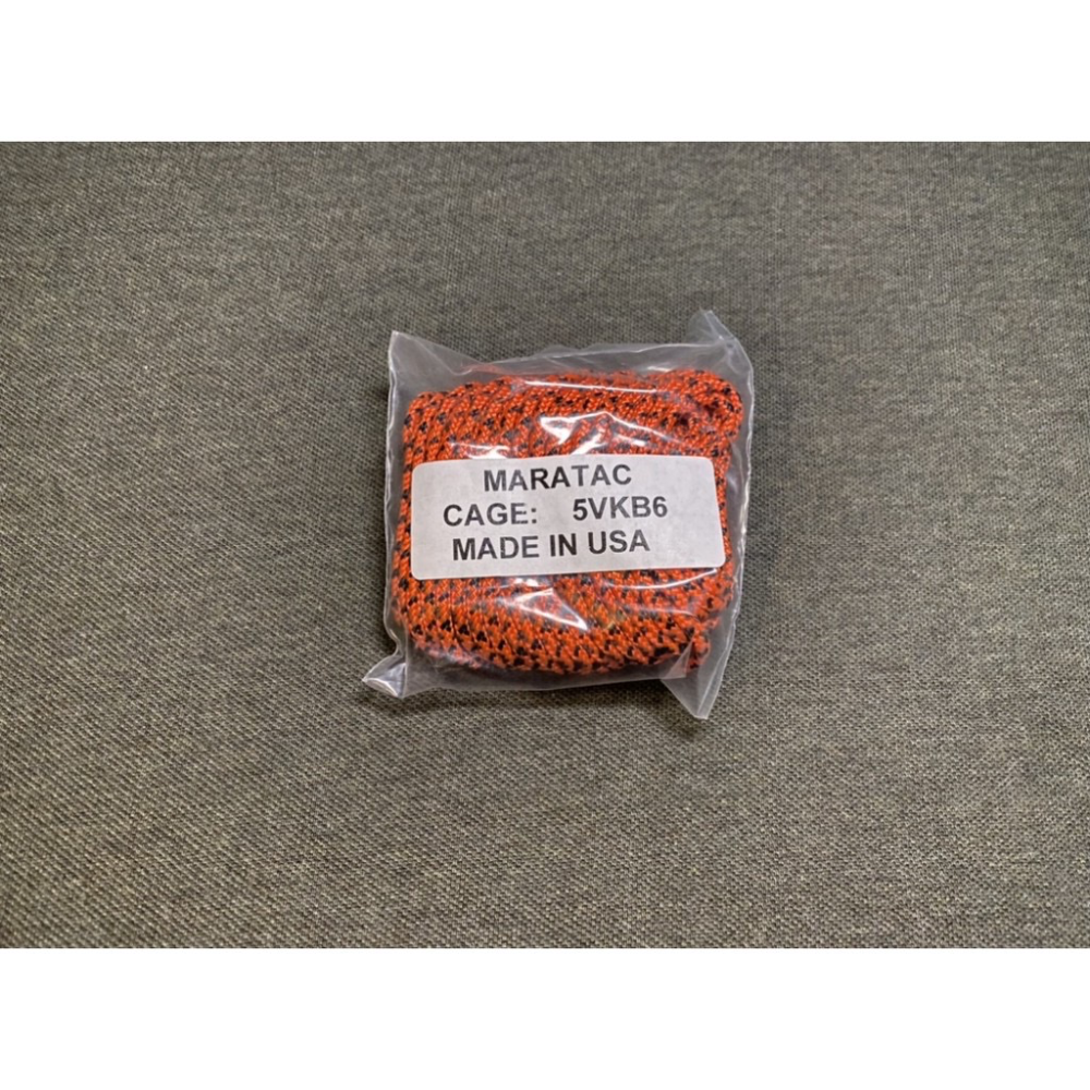 Maratac compact paracord - Orange Tracer