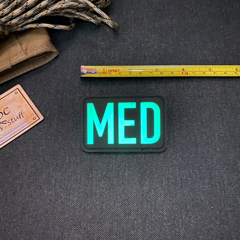 ￼Medic Patch velcro 3 x 2 inch - Glow in the Dark