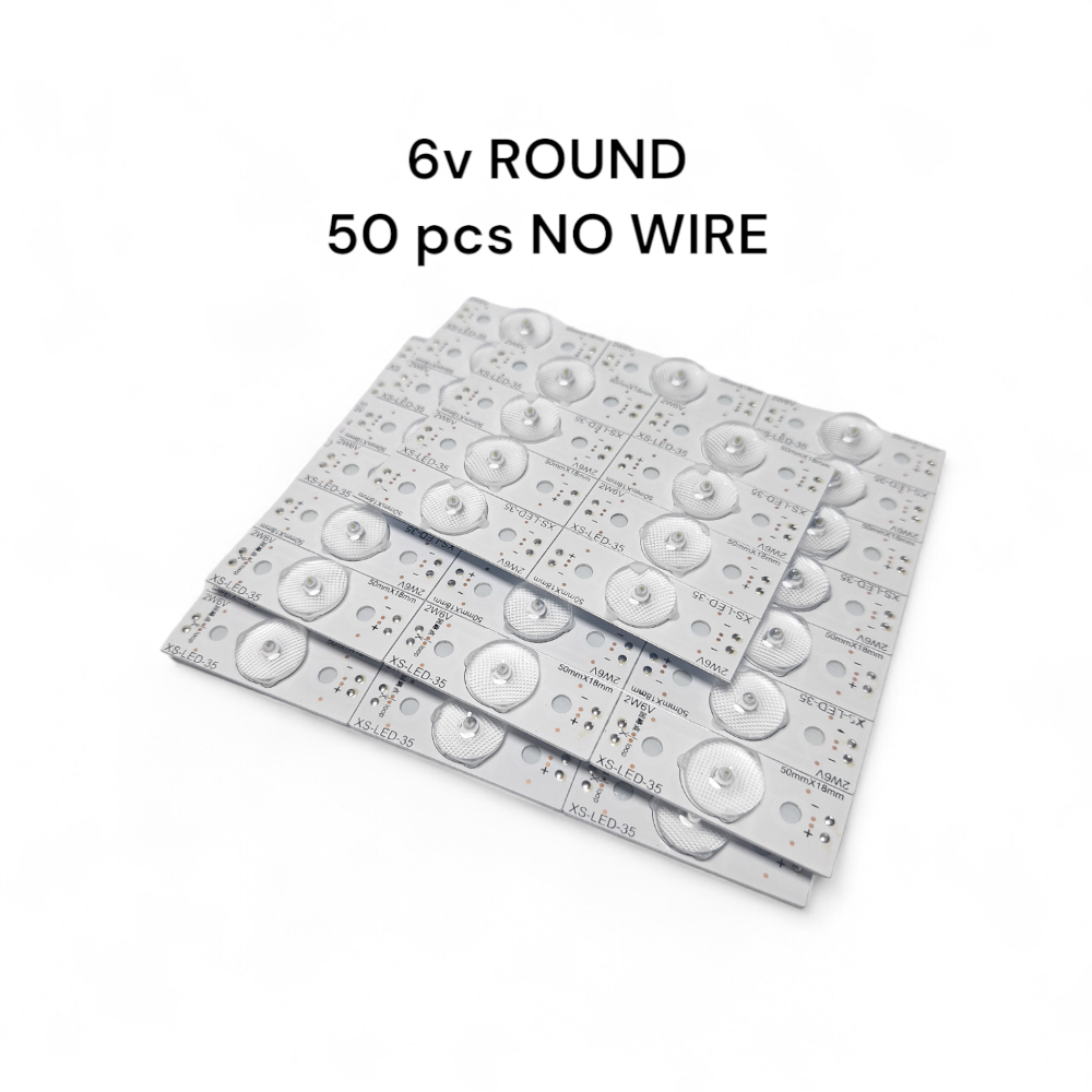 6v ROUND TYPE NO WIRE 50 PCS