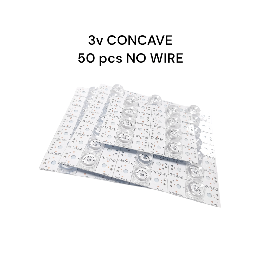 3v CONCAVE TYPE NO WIRE 50 PCS