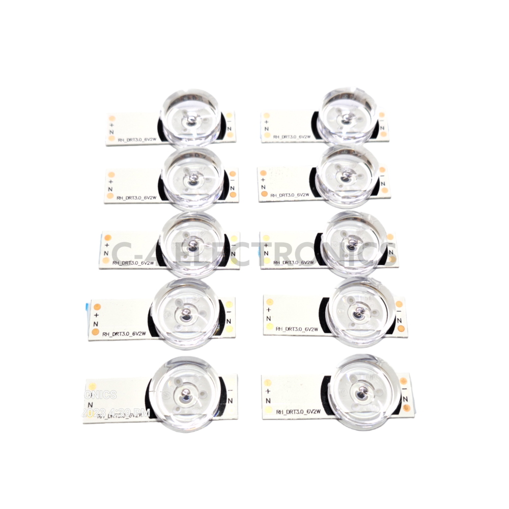 LG BIG LENS FACTORY CUT 6V ALUM BACKPLATE WITH ADHESIVE