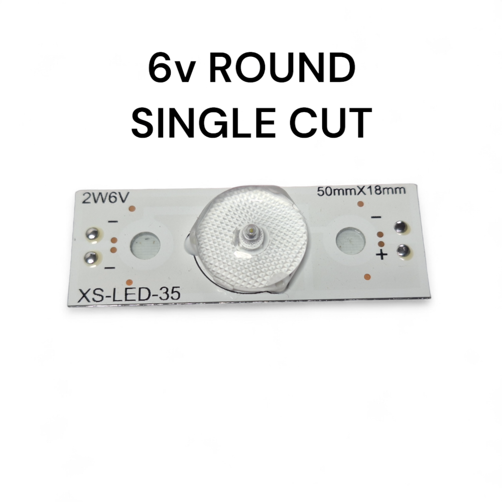 6v2w ROUND SINGLE CUT