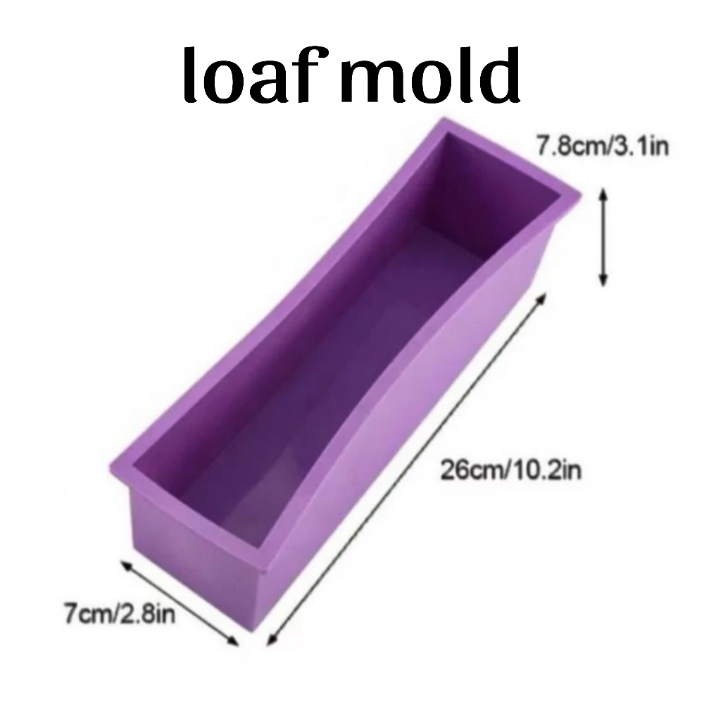 Loaf Mold, Wooden Mold with Silicone