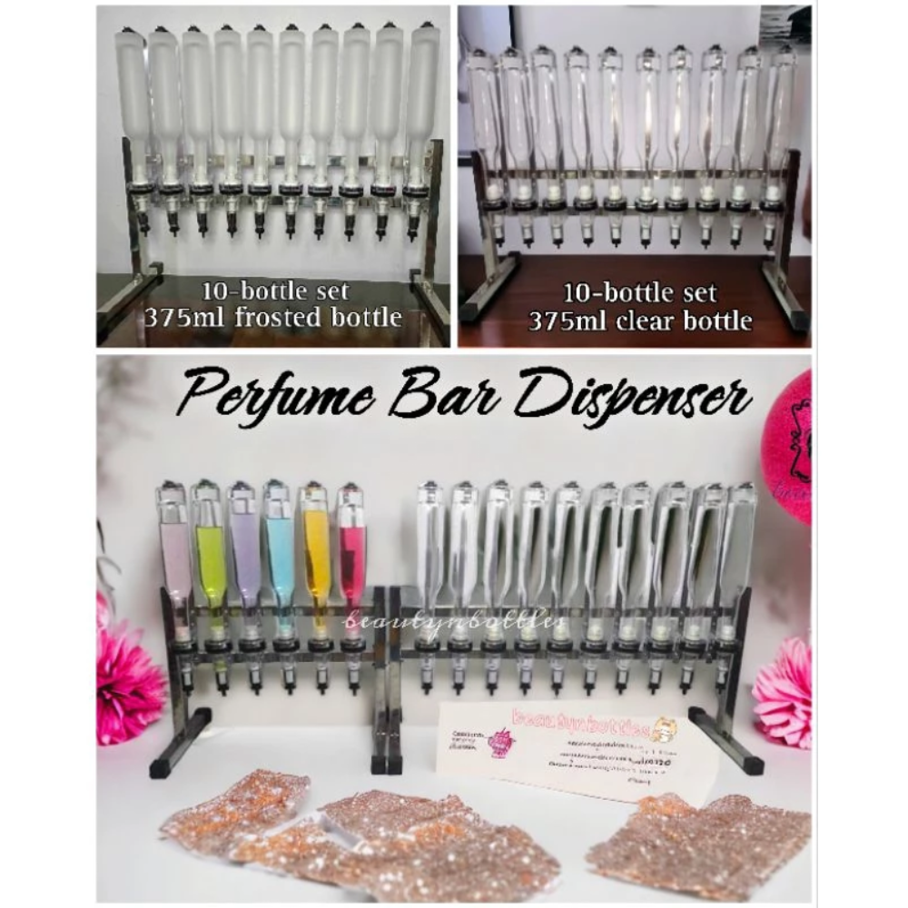 Perfume Bar Dispenser 375ml Clear Bottle
