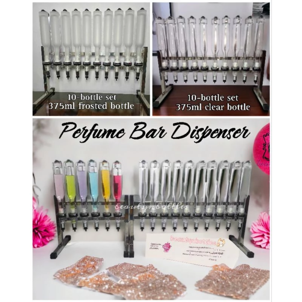 Perfume Bar Dispenser 375ml Frosted Bottle